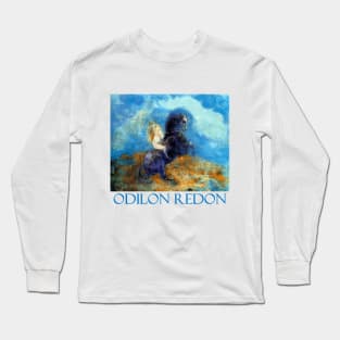 Brunhild - The Valkyrie by Odilon Redon Long Sleeve T-Shirt